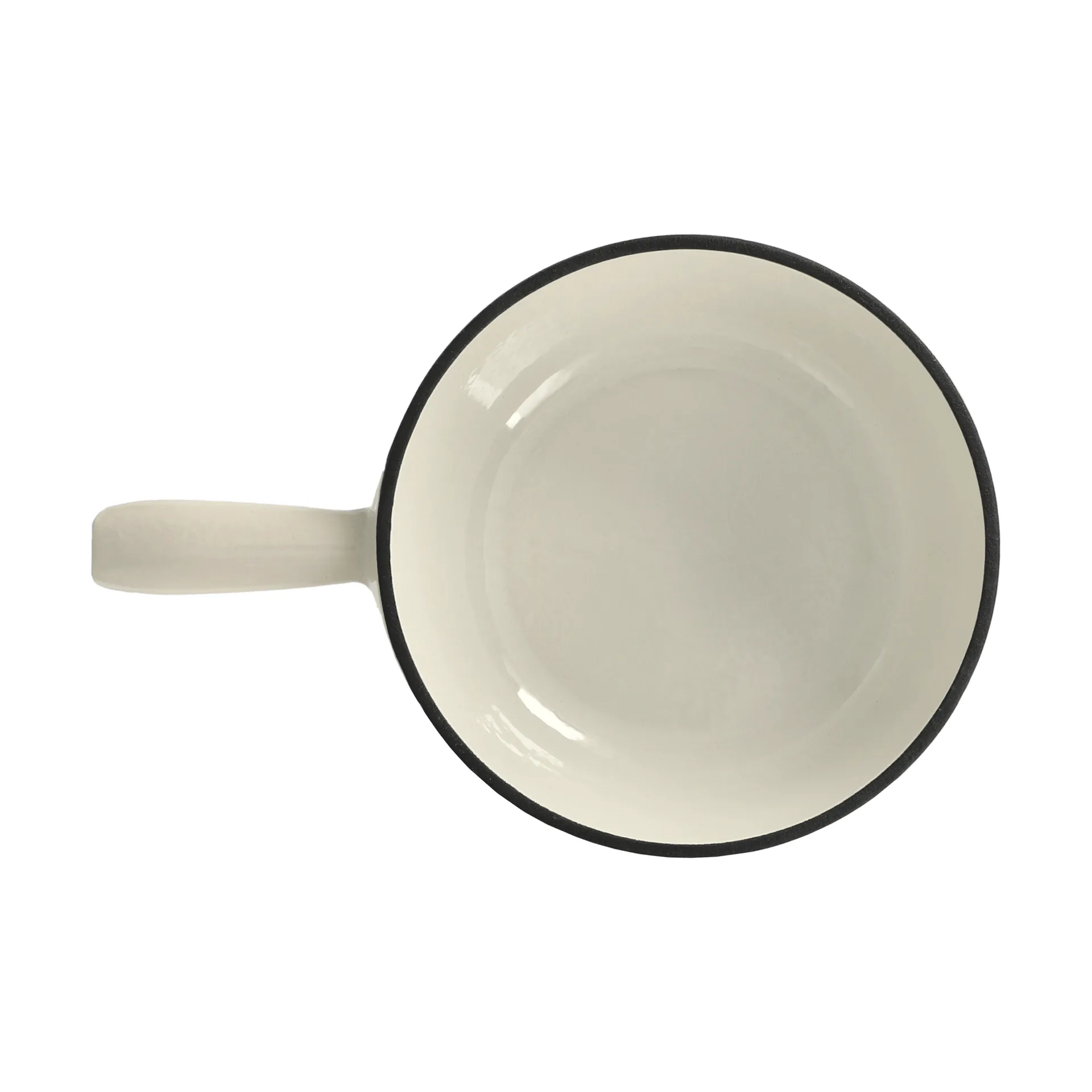 Κατσαρόλα για φοντύ, εμαγιέ, Κρέμα, 1,8 l Nordwik