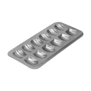 BAKE φόρμα για μαντλέν - Ανοξείδωτο ατσάλι, 12 τεμάχια - Nordwik