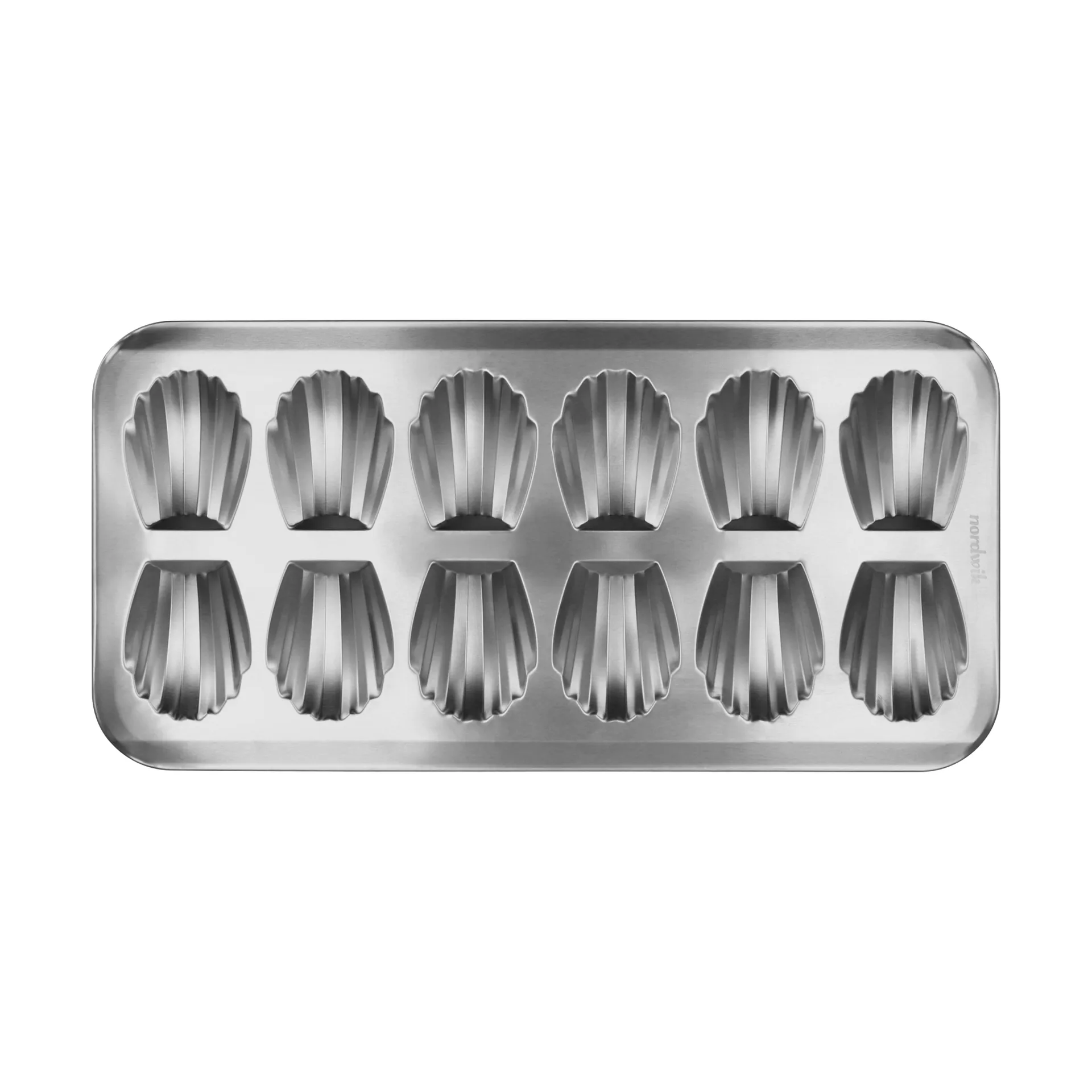 BAKE φόρμα για μαντλέν, Ανοξείδωτο ατσάλι, 12 τεμάχια Nordwik