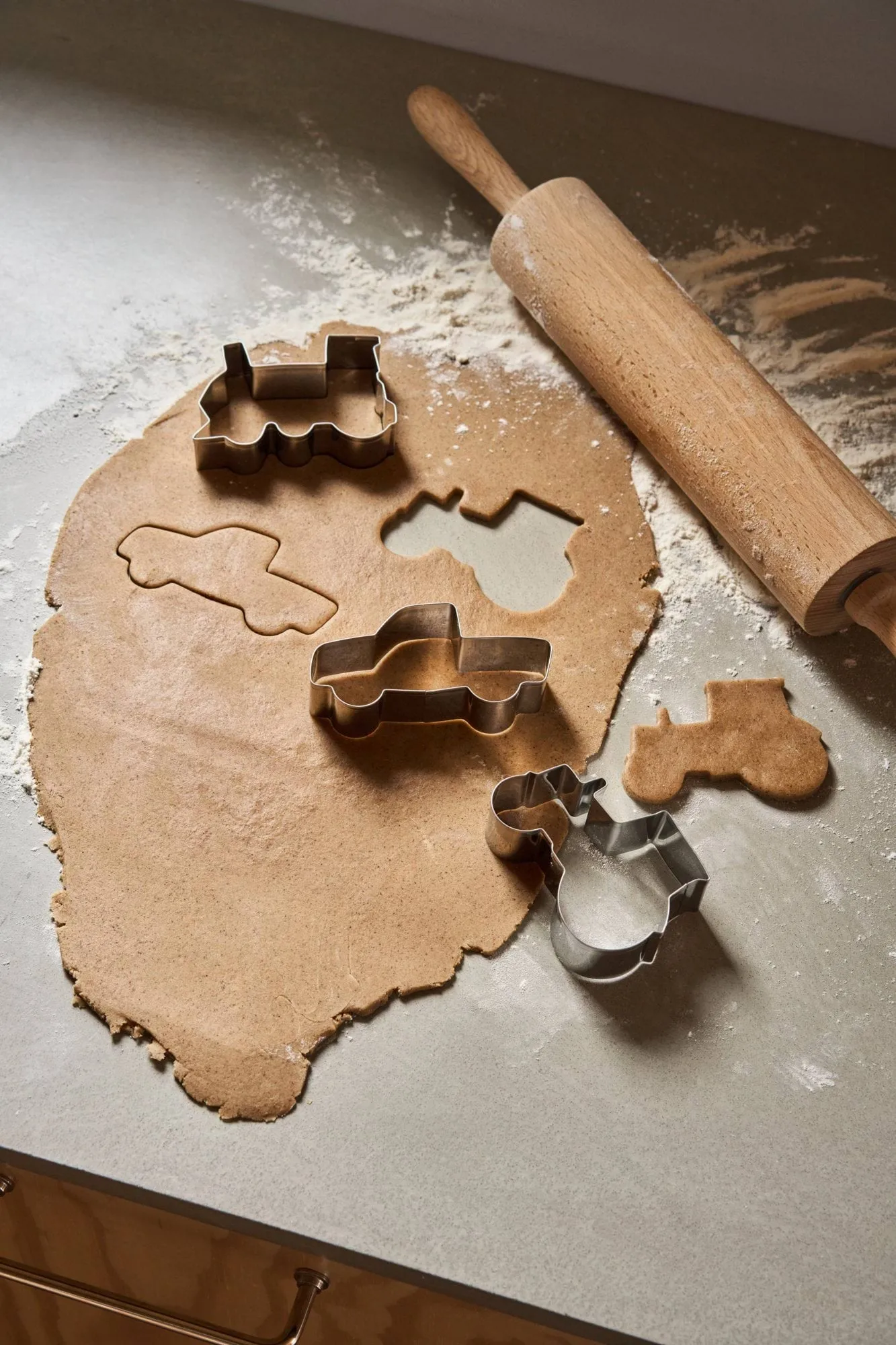BAKE κουπ πατ για μπισκότα τζίντζερ, Οχήματα, 3 τεμάχια Nordwik