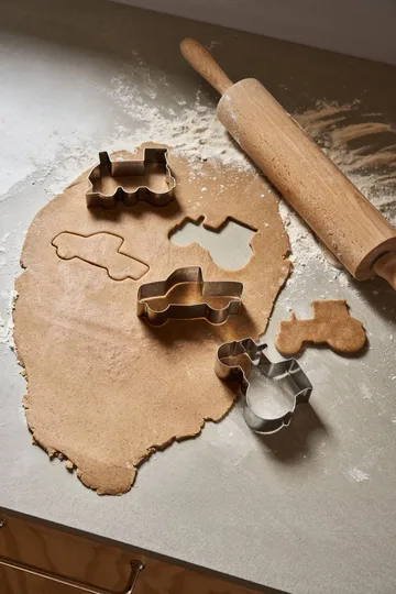 BAKE κουπ πατ για μπισκότα τζίντζερ - Οχήματα, 3 τεμάχια - Nordwik