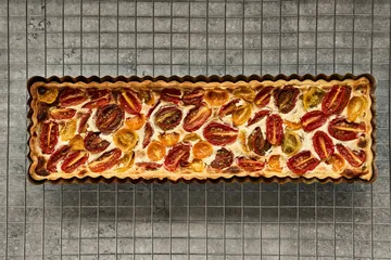 BAKE ταρτιέρα με αποσπώμενη βάση - Ορθογώνιο, ανοξείδωτο ατσάλι, 35x11 cm - Nordwik