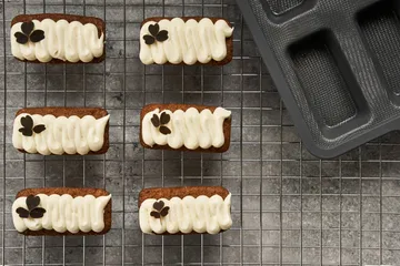 BAKE φόρμα σιλικόνης με ενισχυμένο πλαίσιο - Ορθογώνιο, 6 τεμάχια, 26,2x22,1 cm - Nordwik