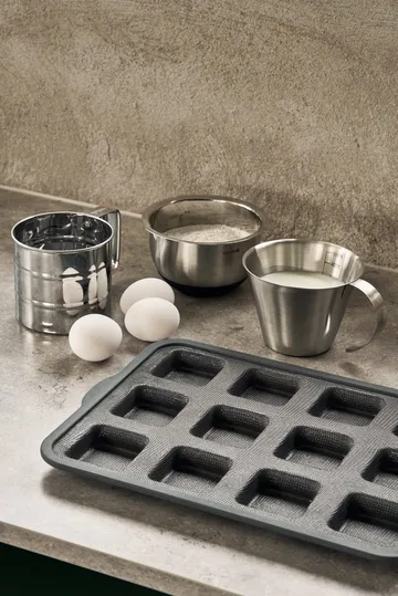 BAKE φόρμα σιλικόνης με ενισχυμένο πλαίσιο - Ορθογώνιο, 6 τεμάχια, 36x26 cm - Nordwik
