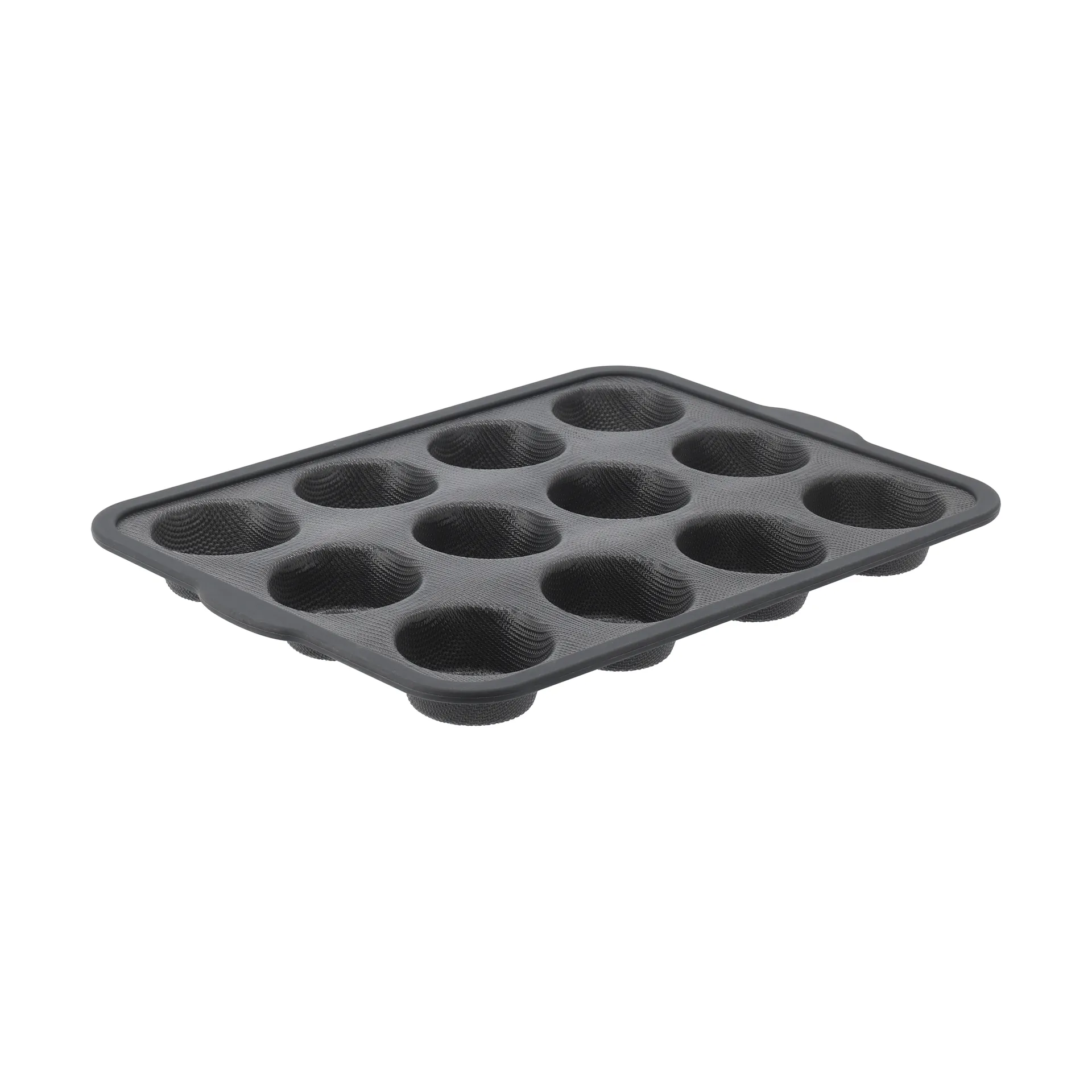 BAKE φόρμα σιλικόνης με ενισχυμένο πλαίσιο, Muffins, 12 τεμάχια Nordwik