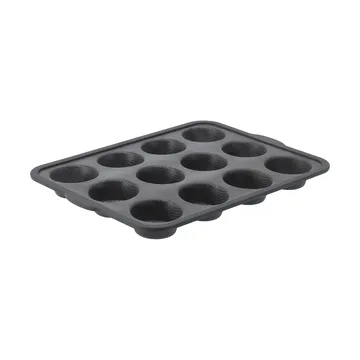 BAKE φόρμα σιλικόνης με ενισχυμένο πλαίσιο - Muffins, 12 τεμάχια - Nordwik