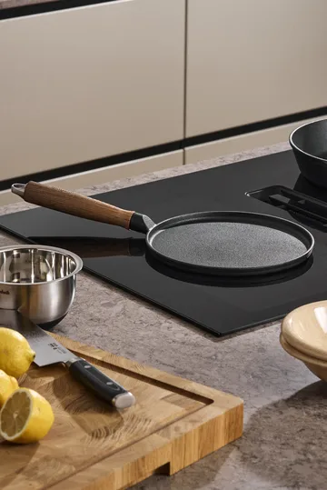 Nordwik τηγάνι για τηγανίτες από χυτοσίδηρο με ξύλινη λαβή - 23 εκ. - Nordwik