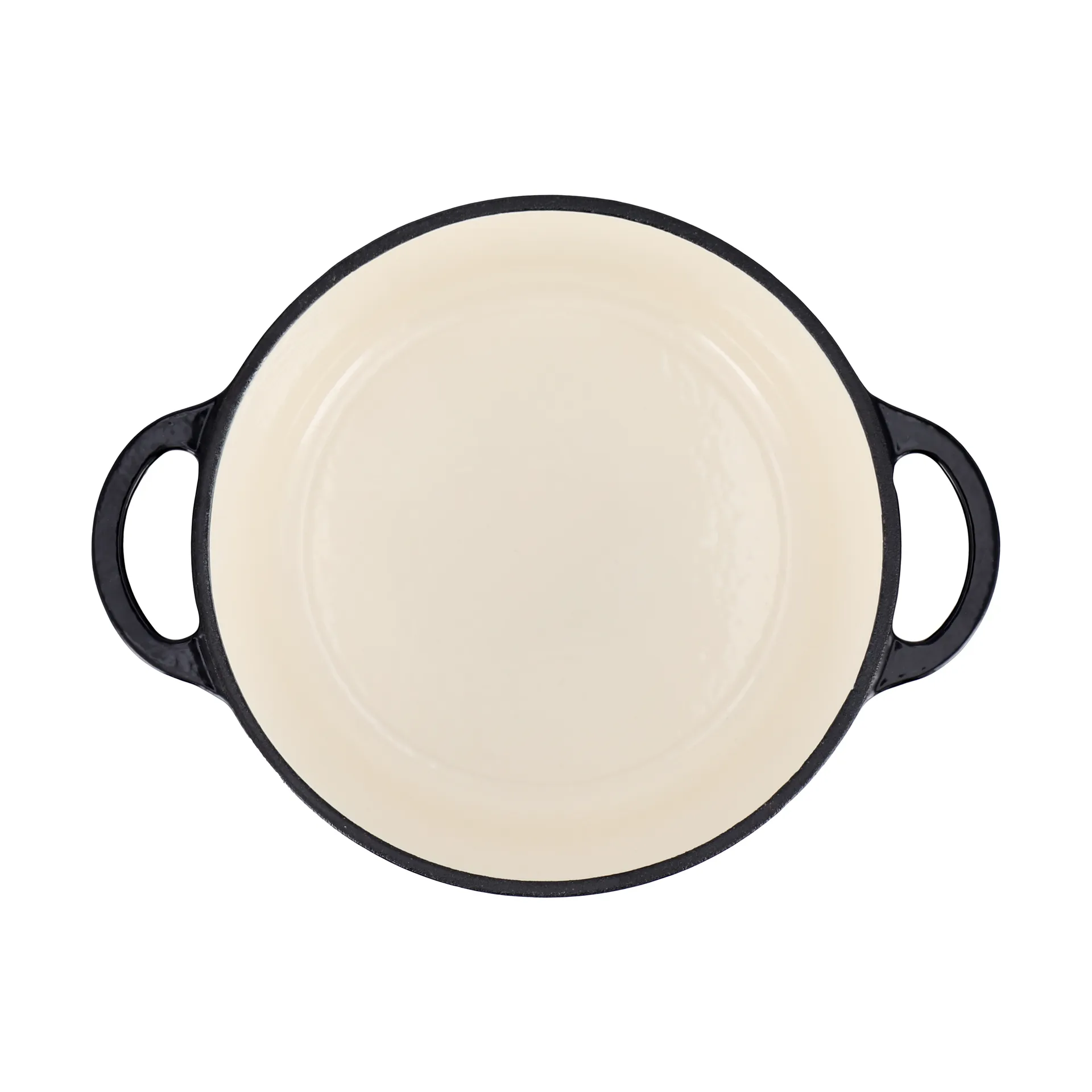 Nordwik μαντεμένια κατσαρόλα στρογγυλή 2,5 l, Μάυρο Nordwik