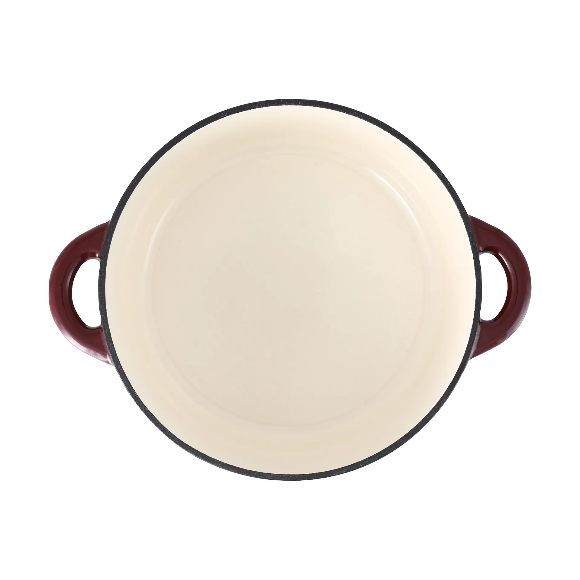 Nordwik Μαντεμένια κατσαρόλα στρογγυλή 5 l, Burgundy Nordwik