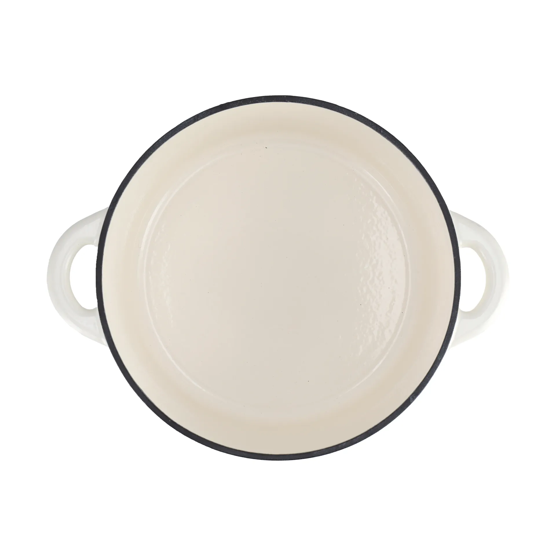 Nordwik Μαντεμένια κατσαρόλα στρογγυλή 5 l, Creme Nordwik