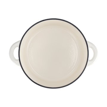 Nordwik Μαντεμένια κατσαρόλα στρογγυλή 5 l - Creme - Nordwik