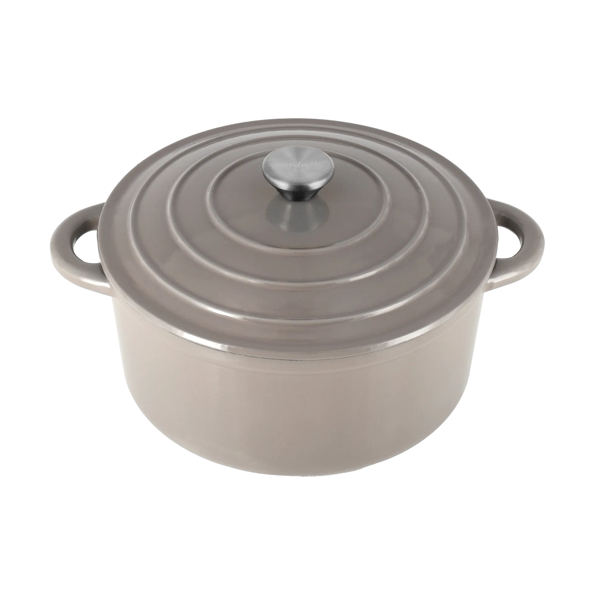 Nordwik Μαντεμένια κατσαρόλα στρογγυλή 5 l, Taupe Nordwik