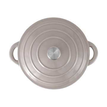 Nordwik Μαντεμένια κατσαρόλα στρογγυλή 5 l - Taupe - Nordwik