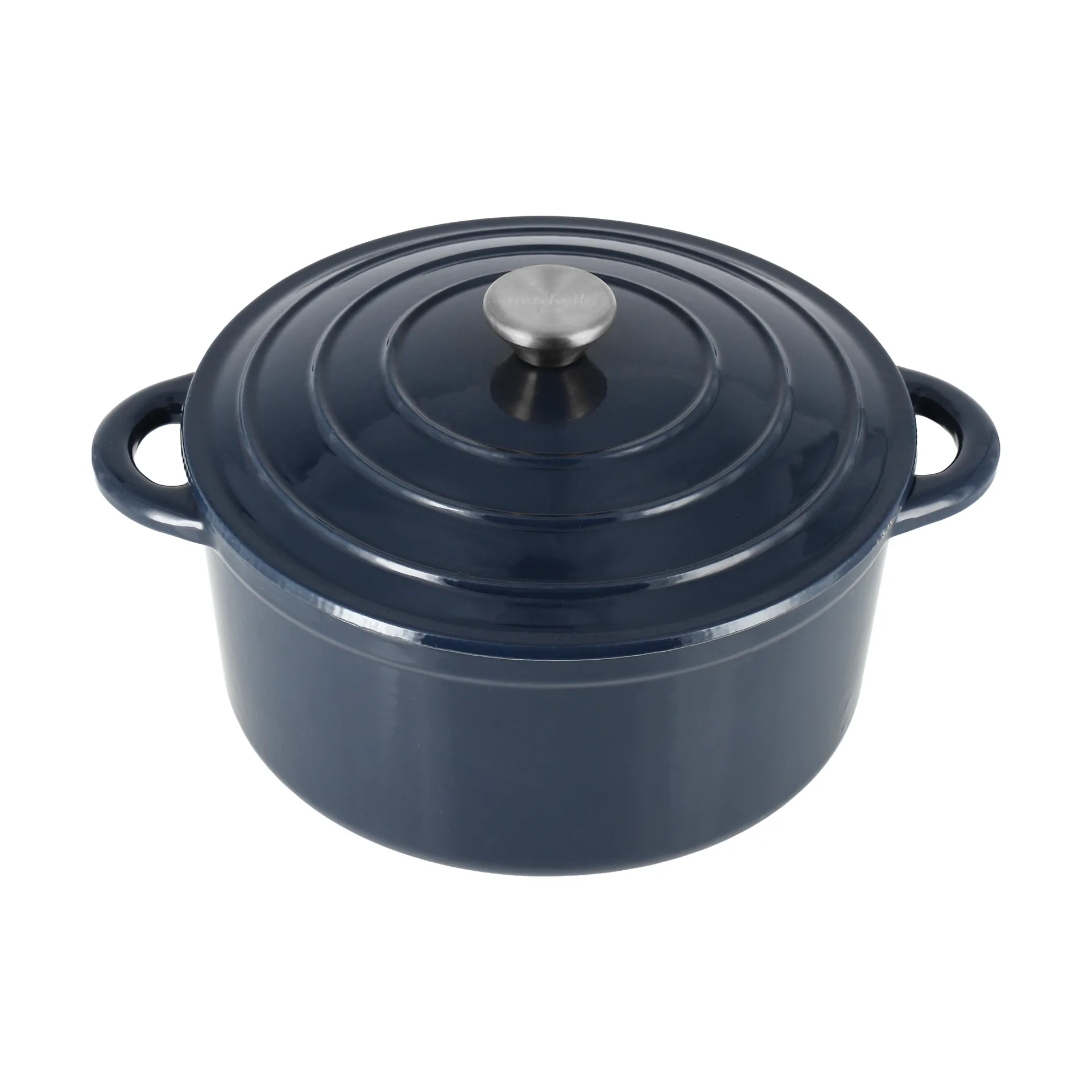 Nordwik Μαντεμένια κατσαρόλα στρογγυλή 5 l, Σκούρο μπλε Nordwik