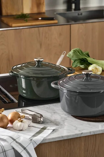 Nordwik Μαντεμένια κατσαρόλα στρογγυλή 5 l - Πράσινο - Nordwik