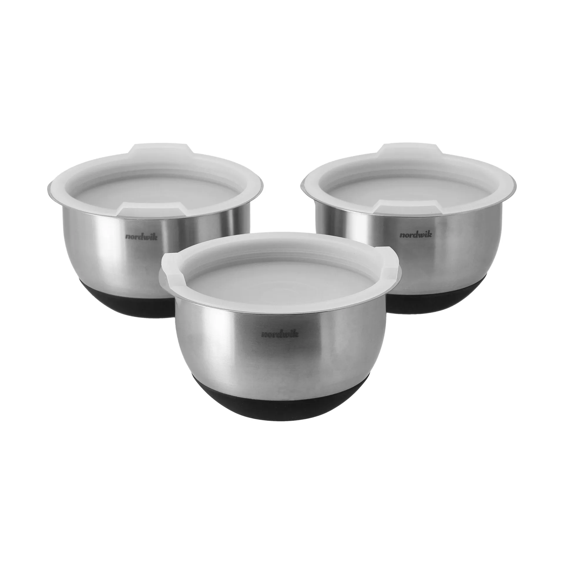 Nordwik premium μικρά μπολ με καπάκι, 3-pack Nordwik