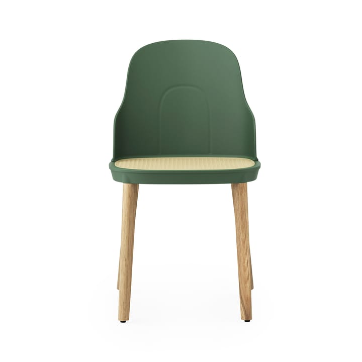 Allez moulded wicker καρέκλα, Πράσινο του πάρκου-δρυς Normann Copenhagen
