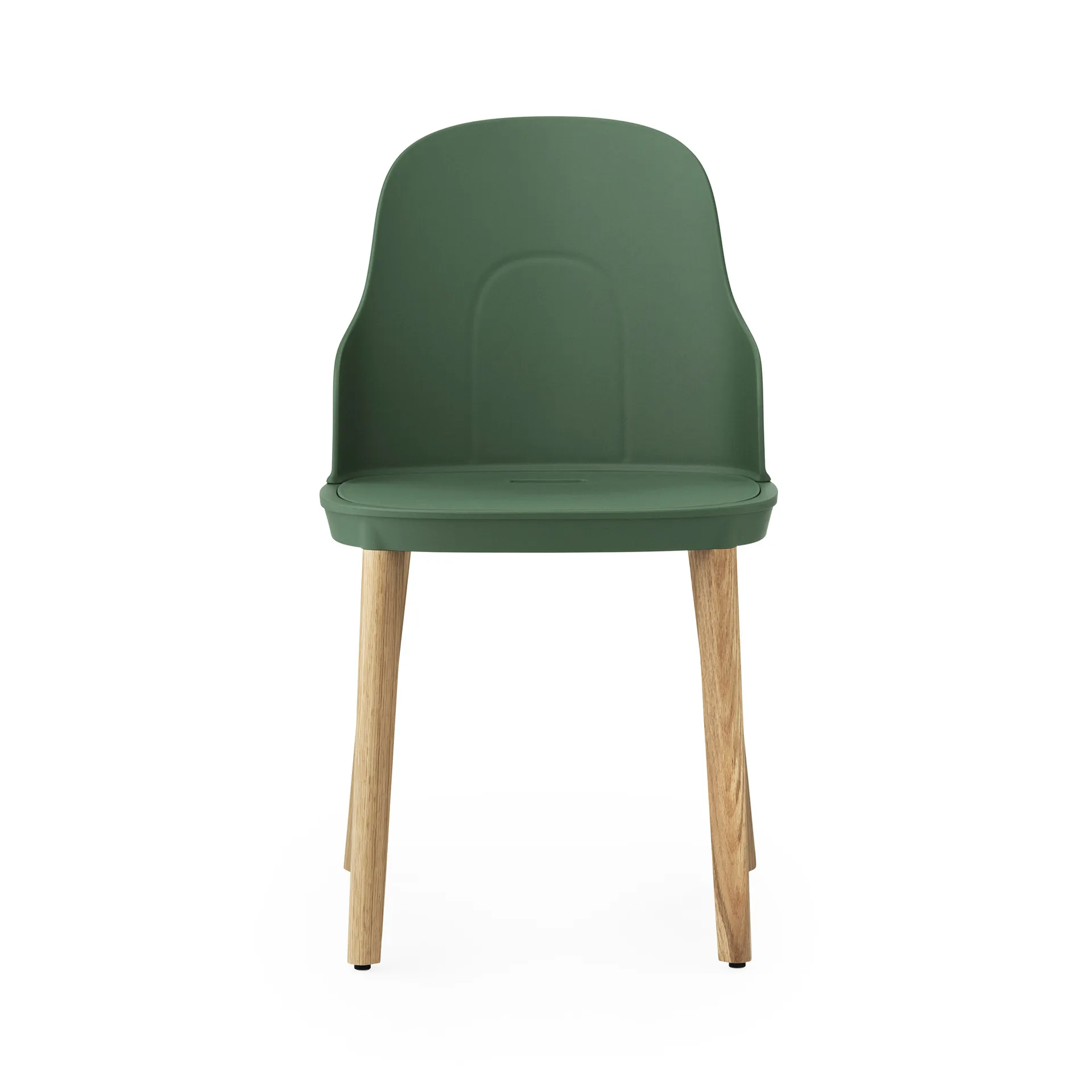 Καρέκλα Allez με ξύλινα πόδια από δρυς, Park green-oak Normann Copenhagen