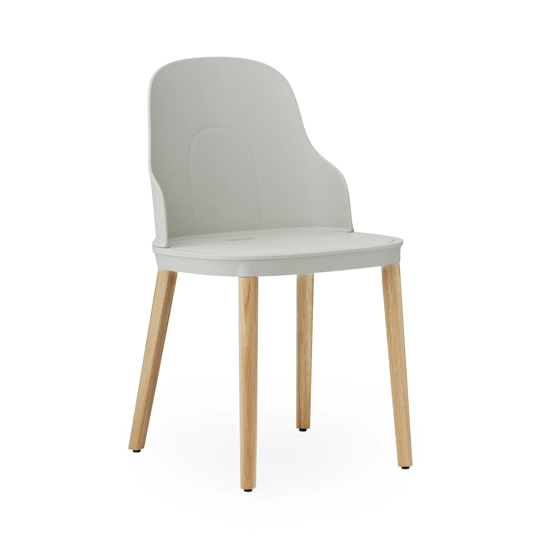 Καρέκλα Allez με ξύλινα πόδια από δρυς, Warm Grey-oak Normann Copenhagen
