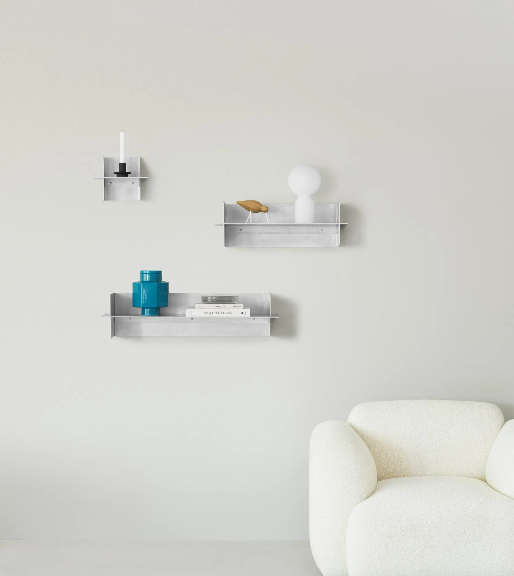 Alu Shelf ράφι 25 cm, Αλουμίνιο Normann Copenhagen