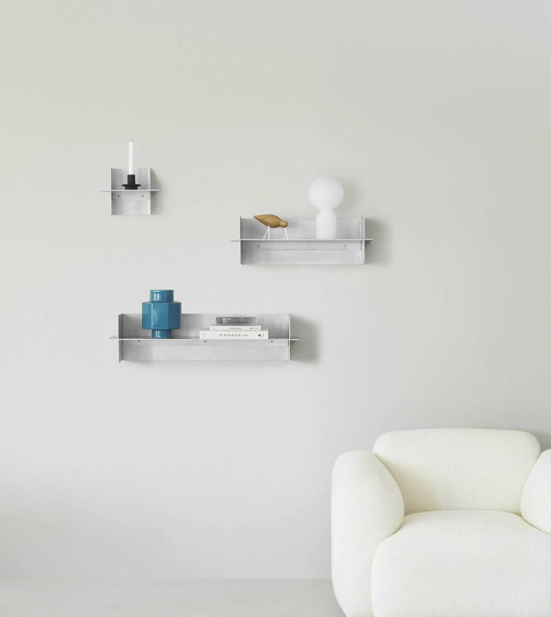 Alu Shelf ράφι 60 cm, Αλουμίνιο Normann Copenhagen