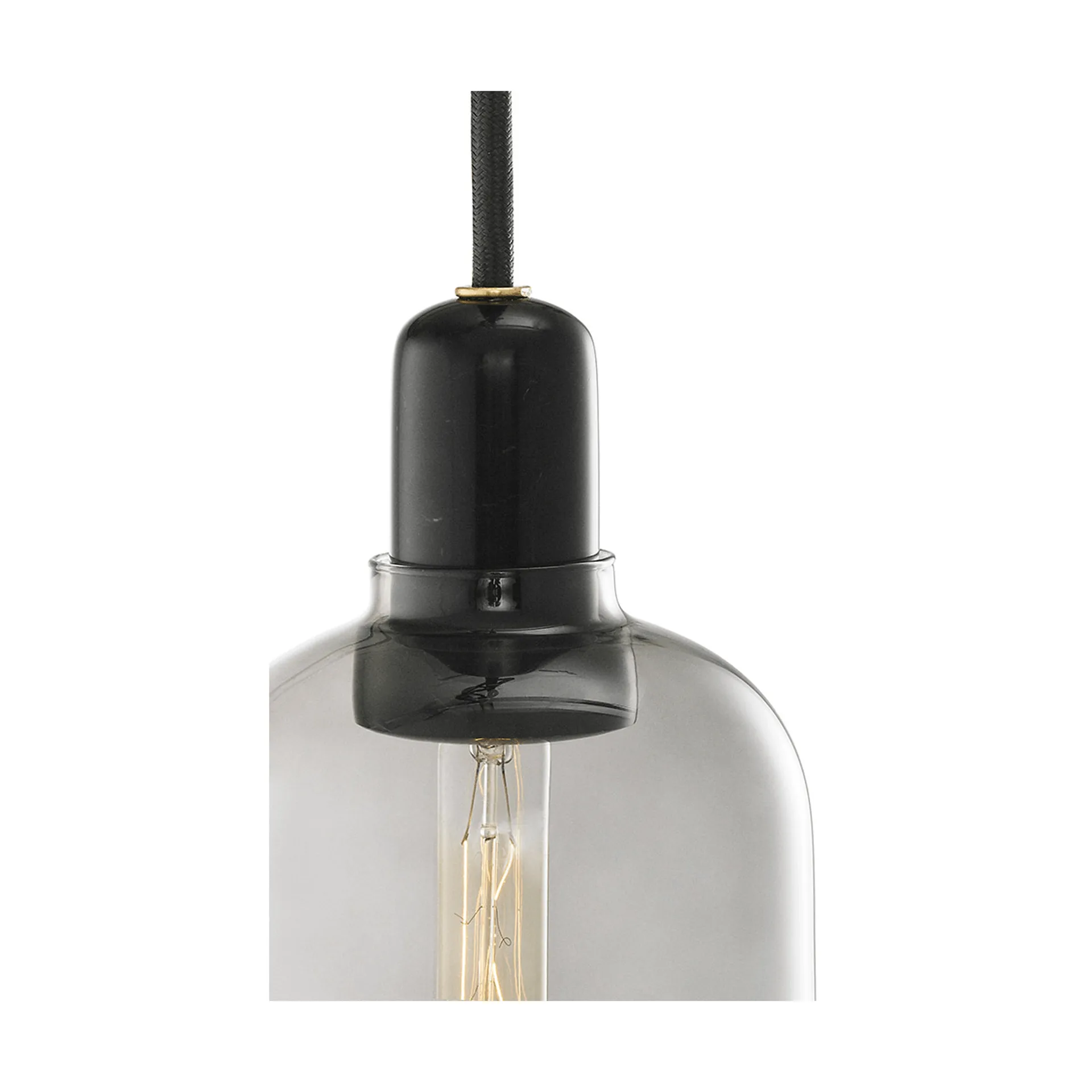 Amp φωτιστικό μικρό, γκρι-μαύρο Normann Copenhagen