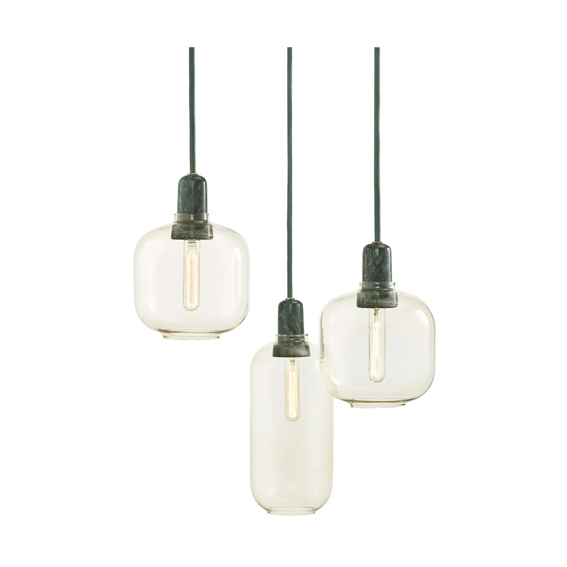 Amp φωτιστικό μεγάλο, χρυσαφί-πράσινο Normann Copenhagen