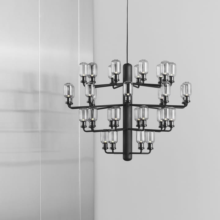 Πολυέλαιος Amp, μαύρο, μεγάλο Normann Copenhagen