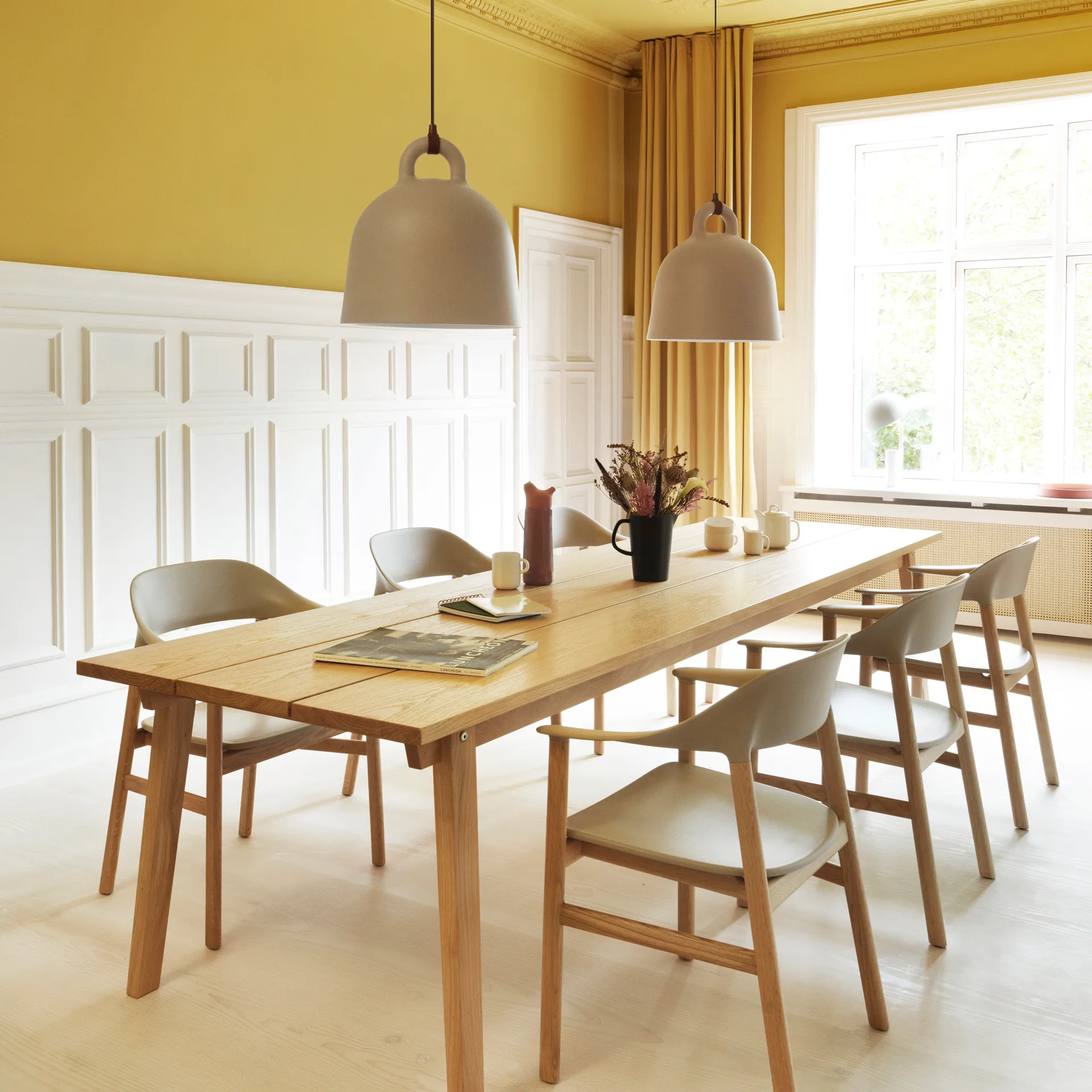 Bell φωτιστικό sand, μεσαίο Normann Copenhagen