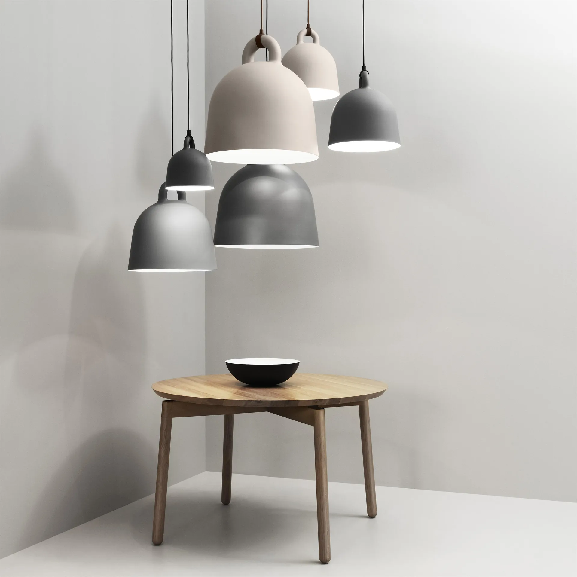 Bell φωτιστικό γκρι, X-small Normann Copenhagen