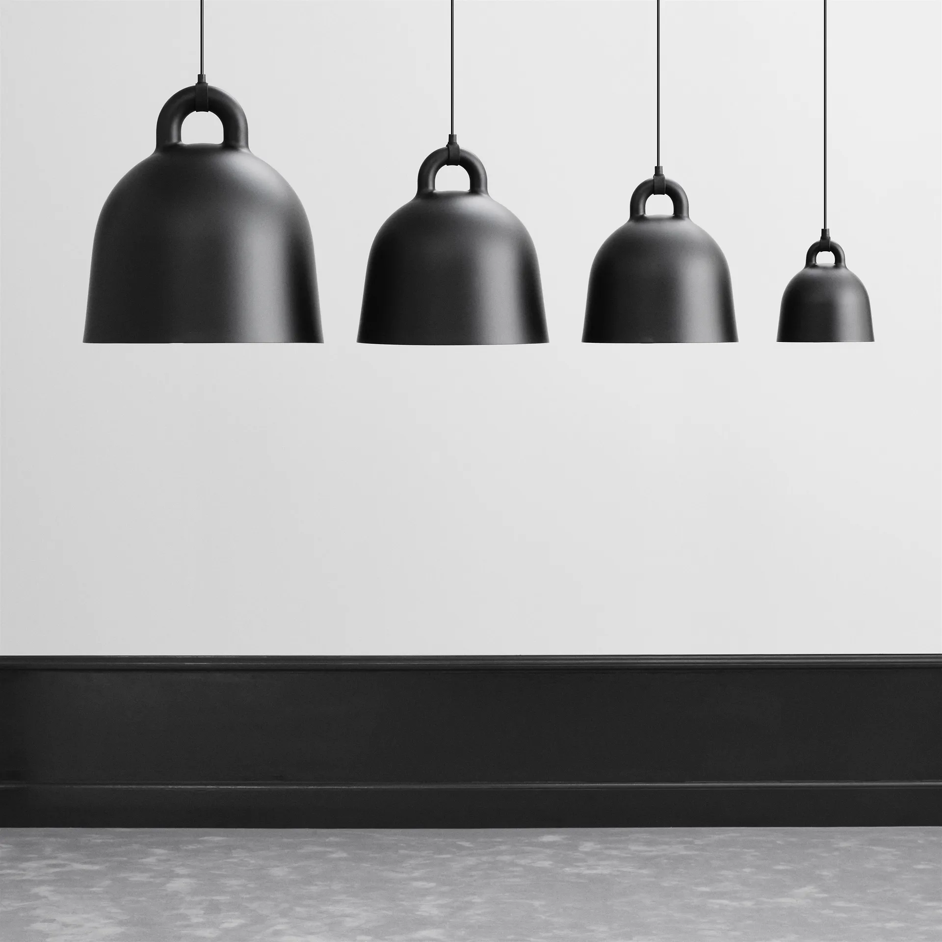 Bell φωτιστικό μαύρο, X-small Normann Copenhagen