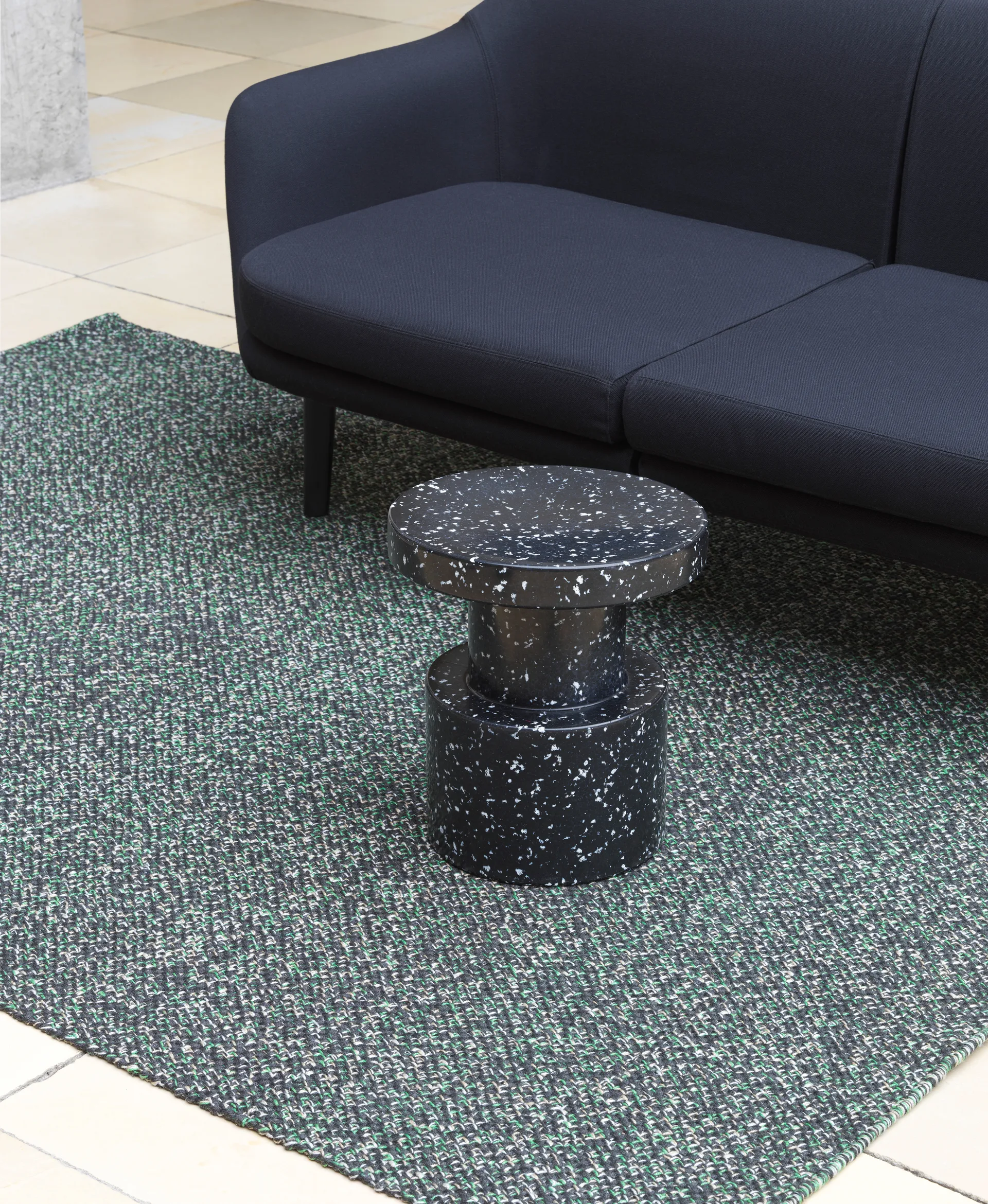 Bit σκαμπό, Μαύρο-πολύχρωμο Normann Copenhagen