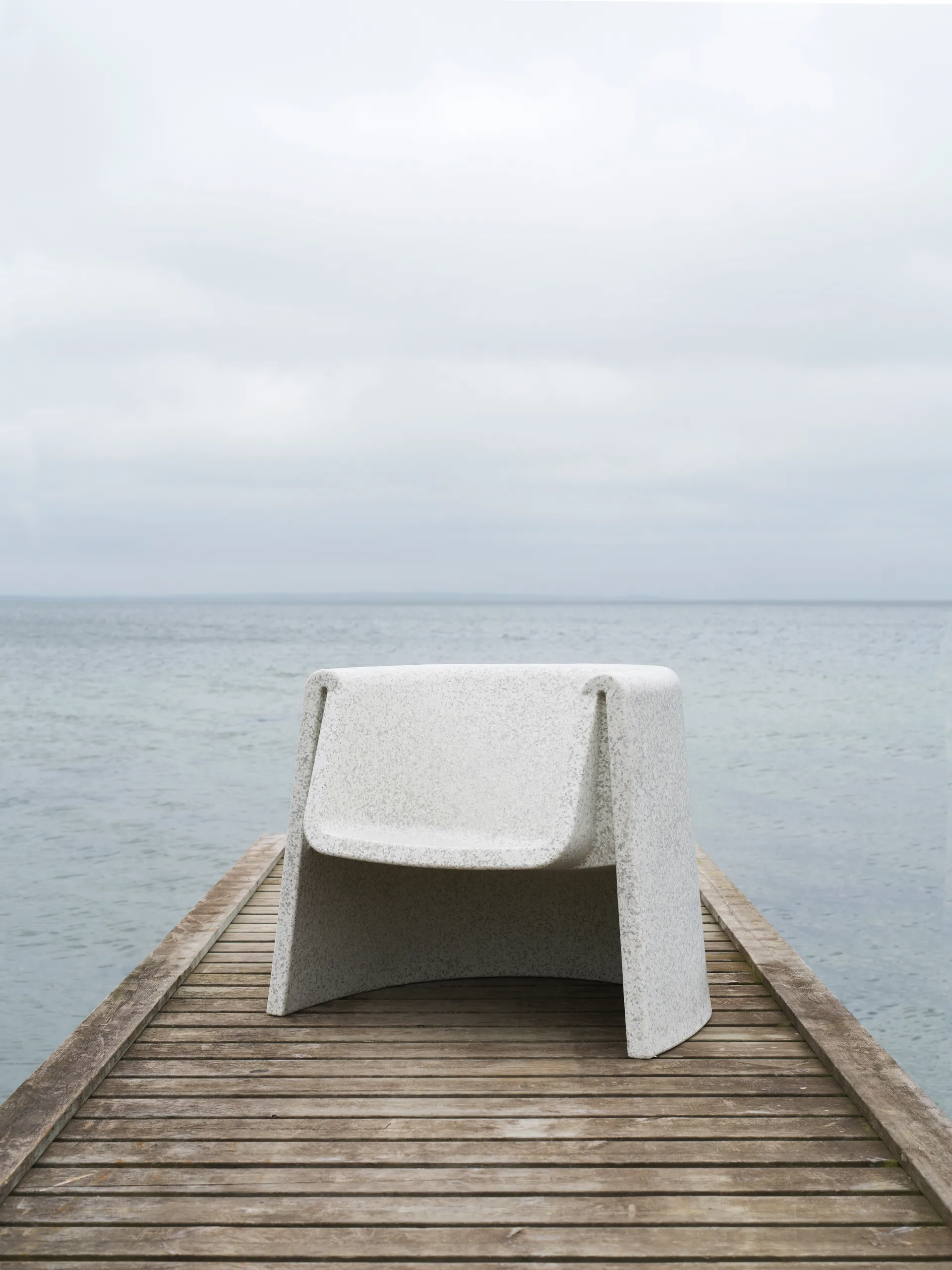 Πολυθρόνα Bit Lounge Chair, Λευκό Normann Copenhagen