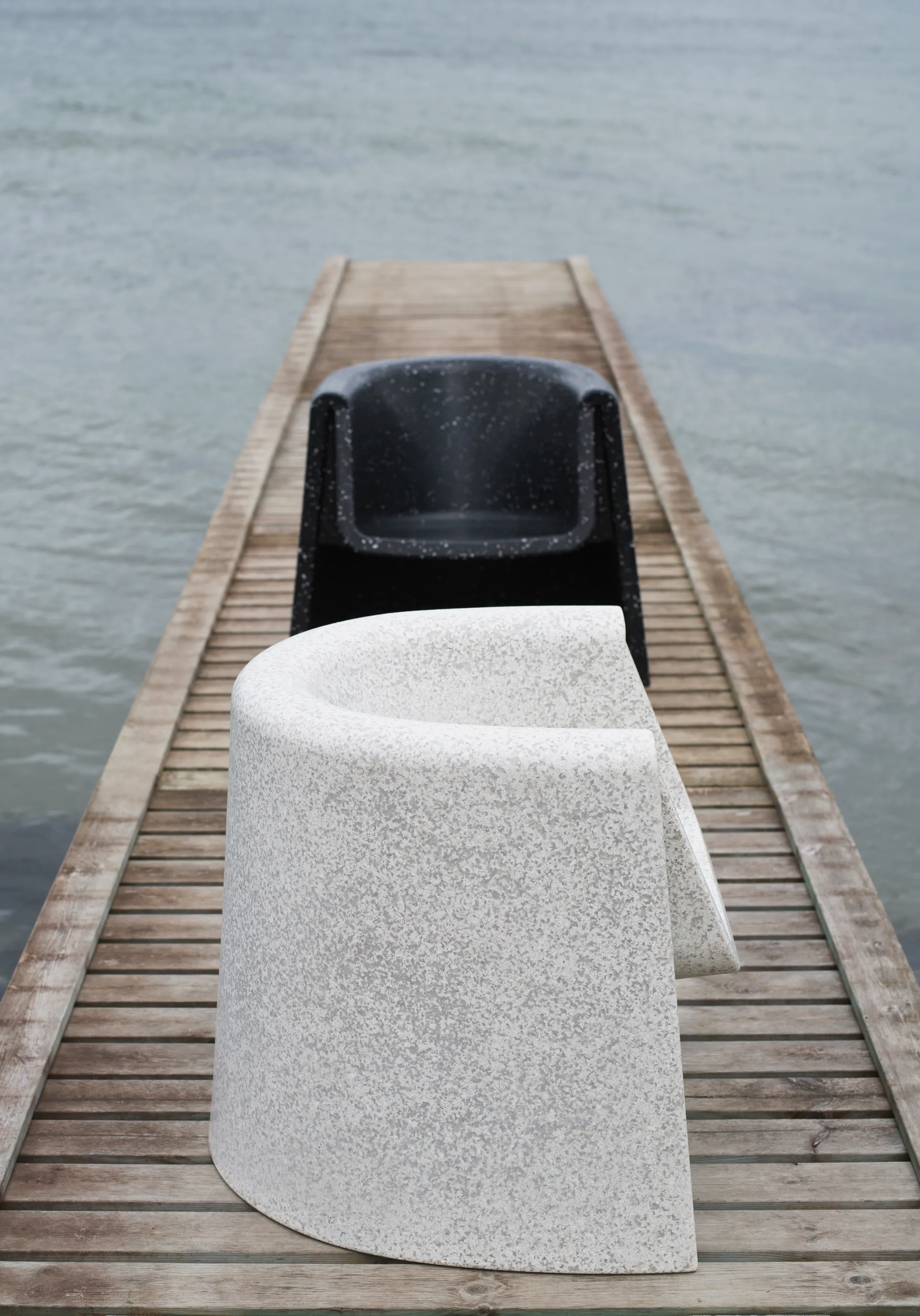Πολυθρόνα Bit Lounge Chair, Λευκό Normann Copenhagen