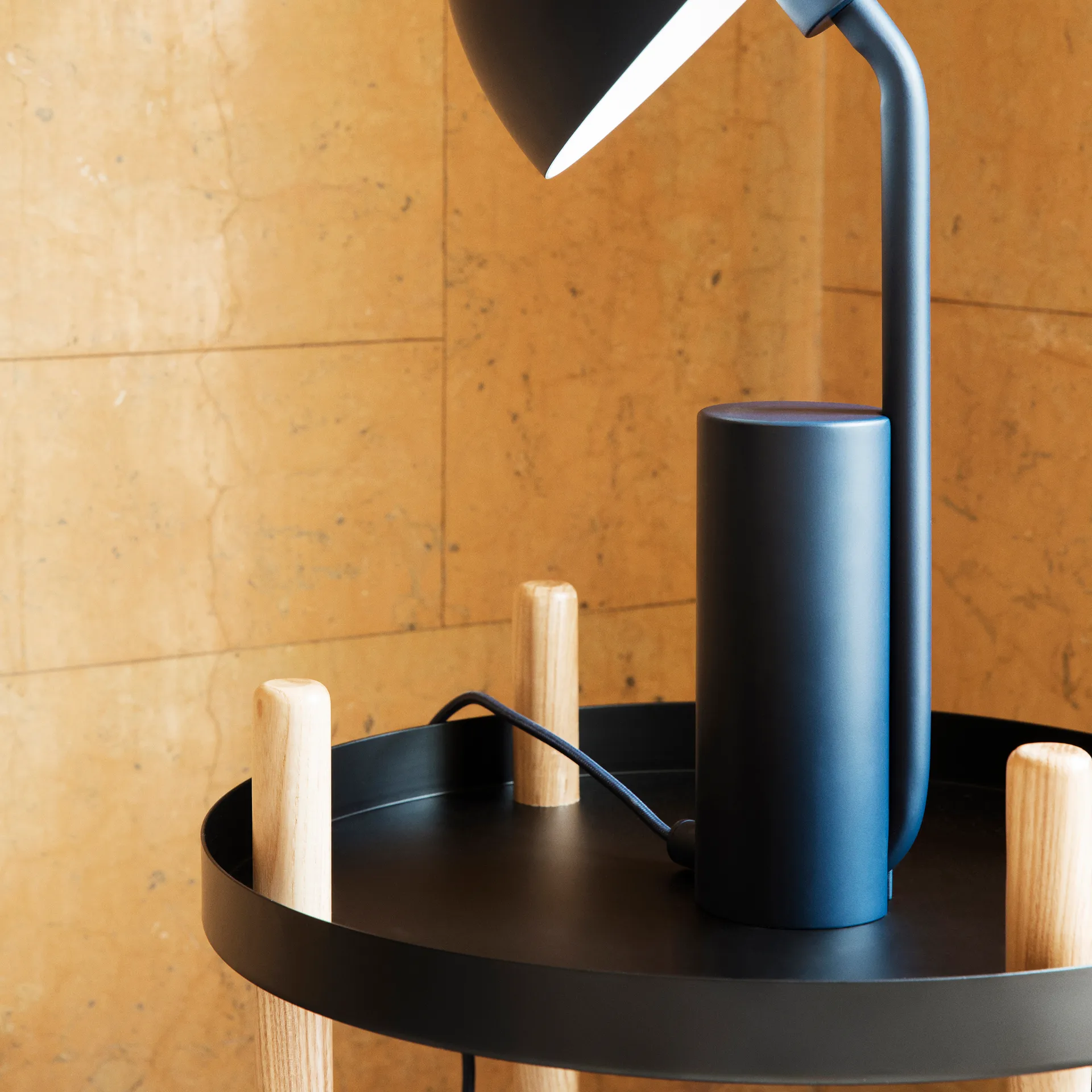 Block τραπέζι Ø45 cm, μαύρο Normann Copenhagen