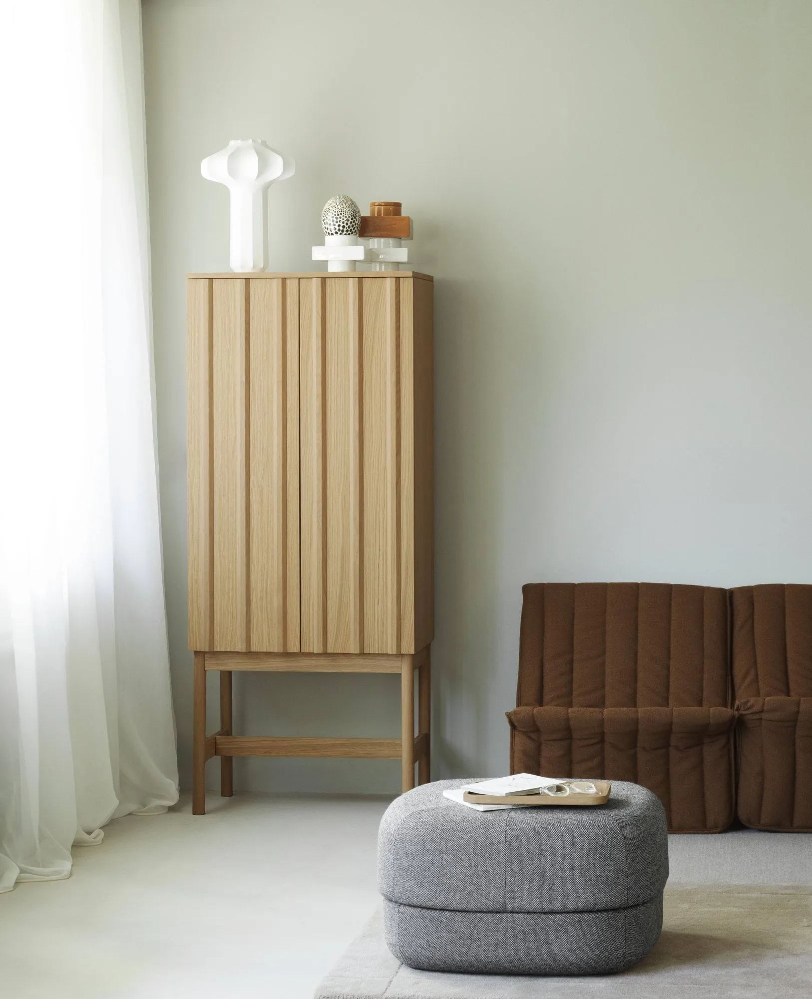 Circus πουφ καθίσματος, Hallingdal 166 grey, large Normann Copenhagen