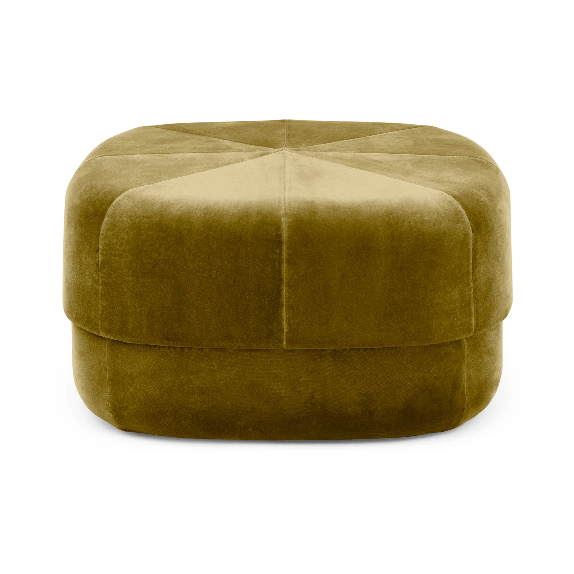 Circus πουφ καθίσματος, Velour moss green, large Normann Copenhagen