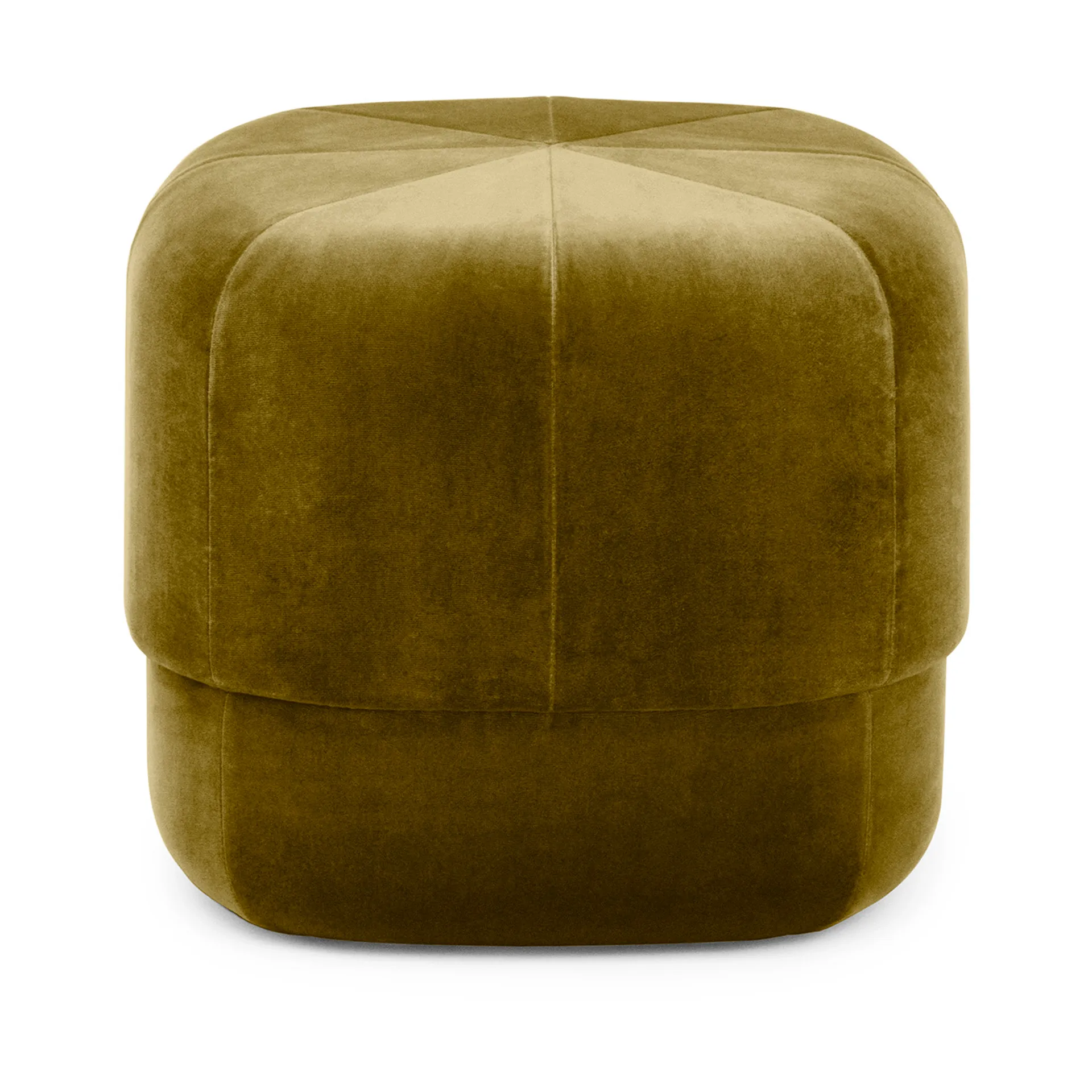 Circus πουφ καθίσματος, Velour moss green, small Normann Copenhagen