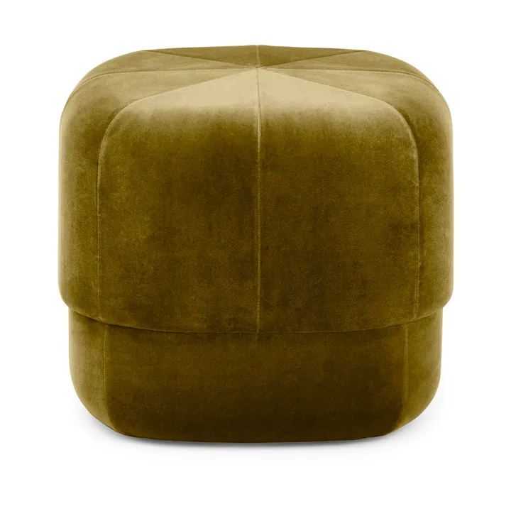 Circus πουφ καθίσματος - Velour moss green, small - Normann Copenhagen