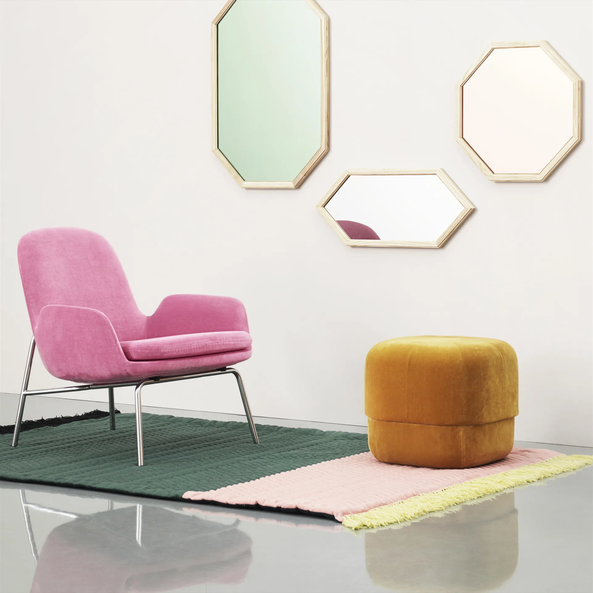 Circus πουφ, κίτρινο Normann Copenhagen