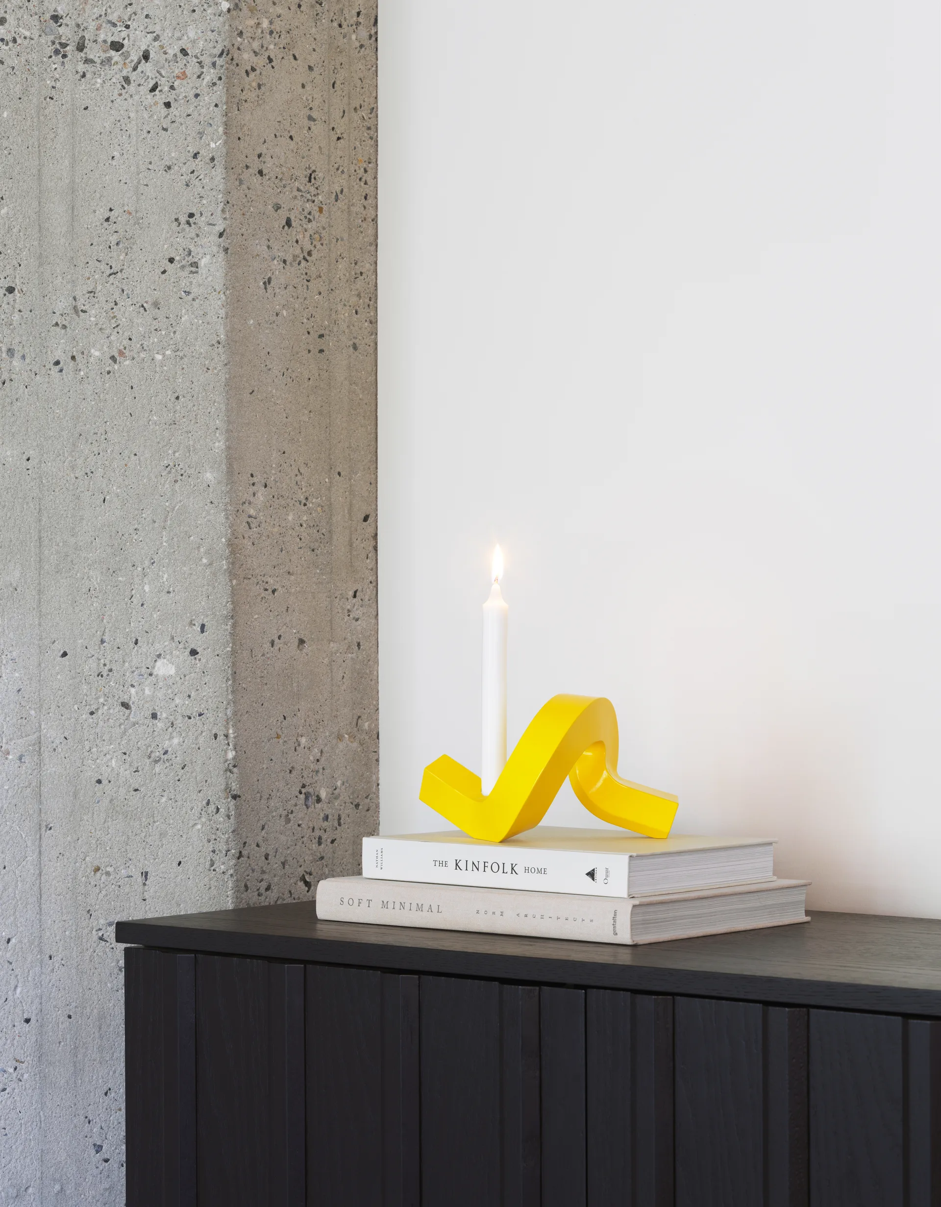 Κηροπήγιο Crooked 1, Yellow Normann Copenhagen