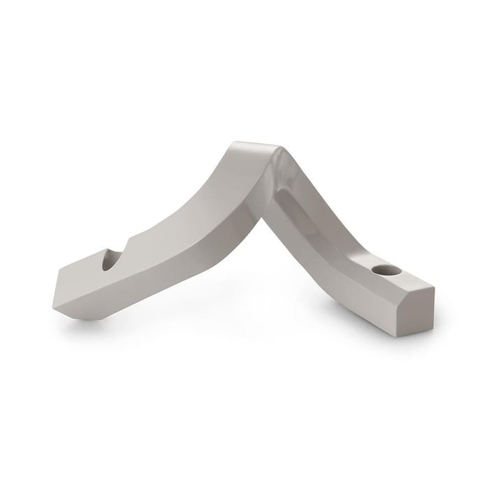 Κεροπήγιο Crooked 2, Warm grey Normann Copenhagen