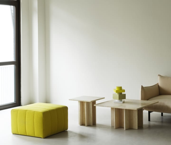 Edge μικρό τραπεζάκι σαλονιού, Travertine Normann Copenhagen