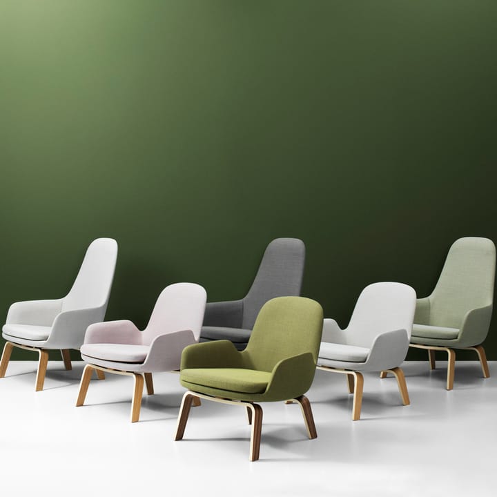 Πολυθρόνα Era Low, δερμά τάνγκο μ�αύρο Normann Copenhagen