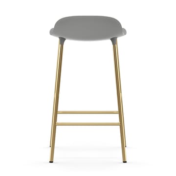 Form σκαμπό με μπρούντζινα πόδια 65 cm - Γκρι - Normann Copenhagen
