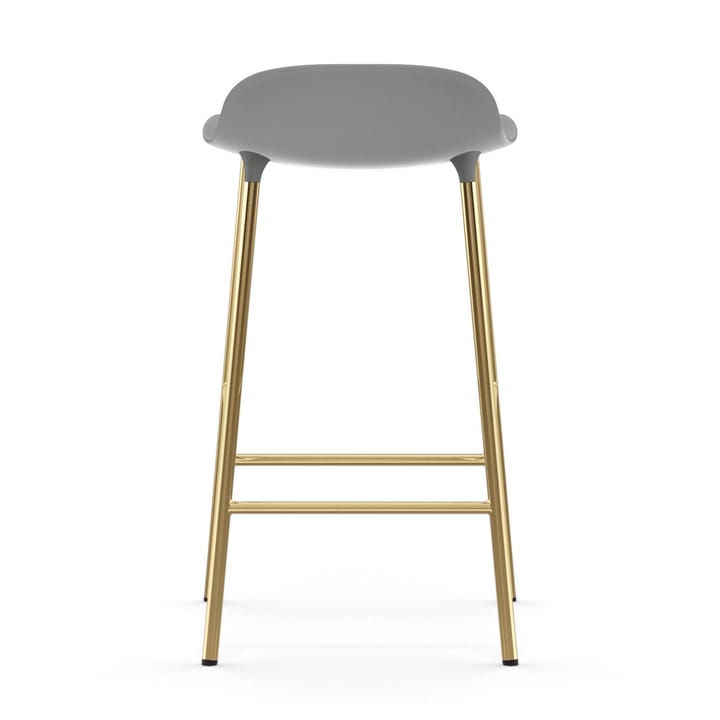 Form σκαμπό με μπρούντζινα πόδια 65 cm, Γκρι Normann Copenhagen
