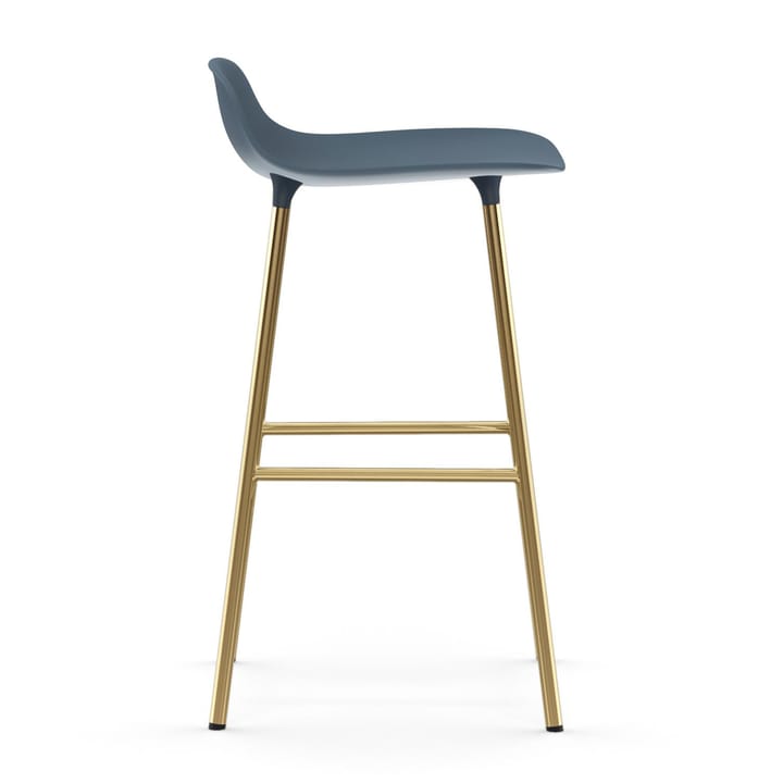 Form σκαμπό με μπρούντζινα πόδια 65 cm, Μπλε Normann Copenhagen
