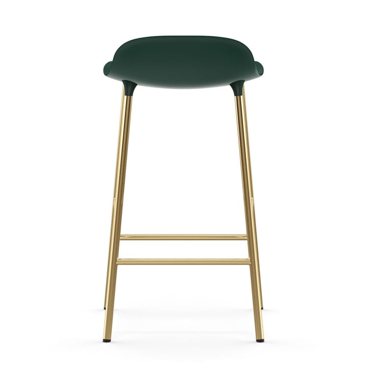 Form σκαμπό με μπρούντζινα πόδια 65 cm, Πράσινο Normann Copenhagen