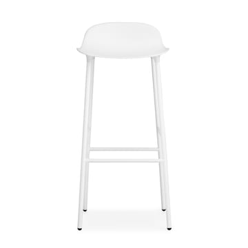 Form σκαμπό με μετταλλικά πόδια 75 cm - Λευκό - Normann Copenhagen