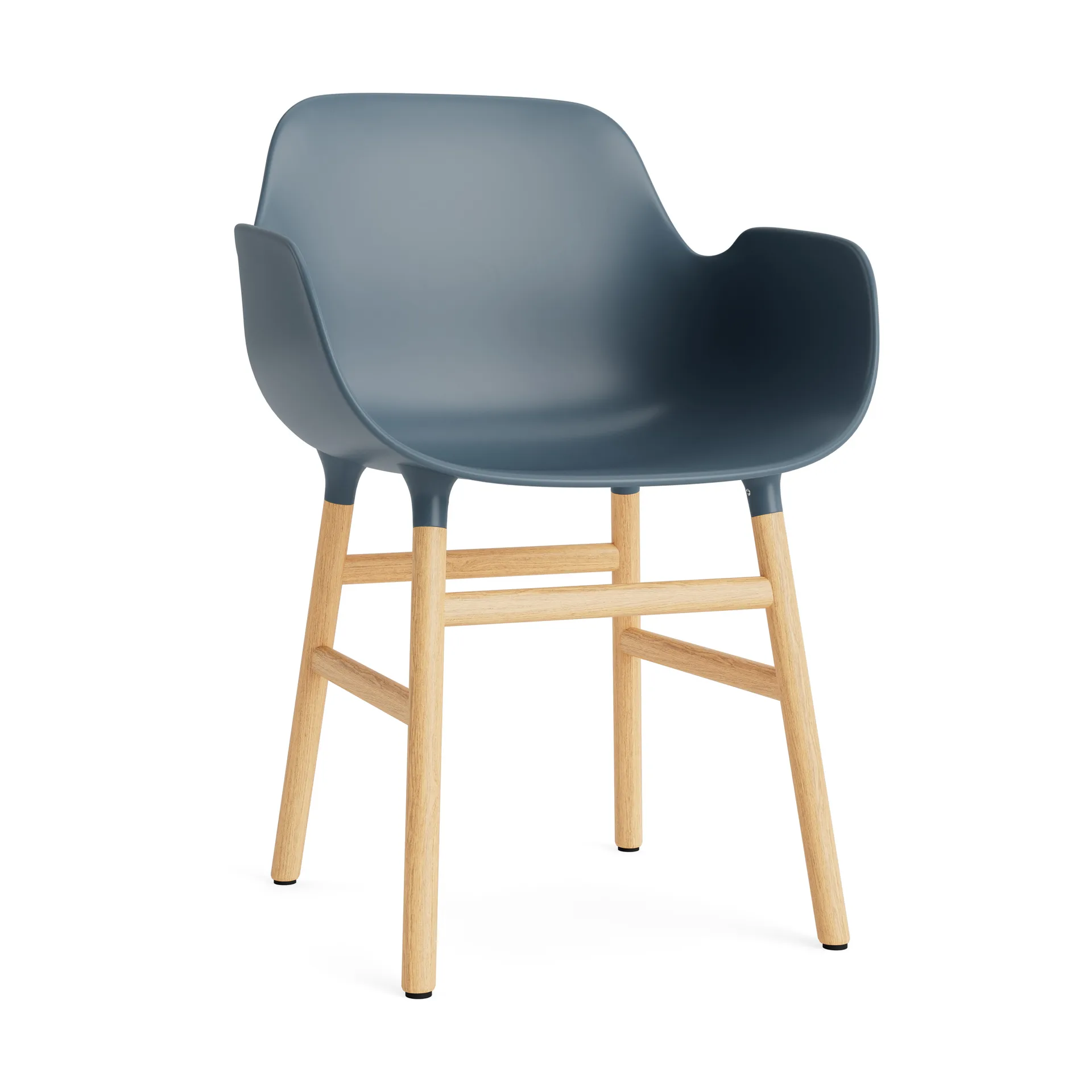 Πολυθρόνα Form , Blue, oak legs Normann Copenhagen
